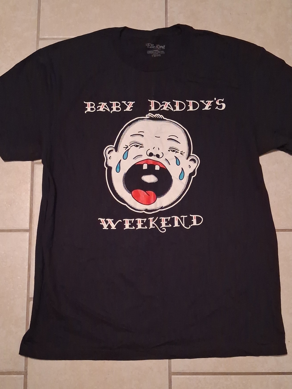 Elle King Unisex Sz L Baby Daddy's Weekend Licensed Graphic Band Tshirt